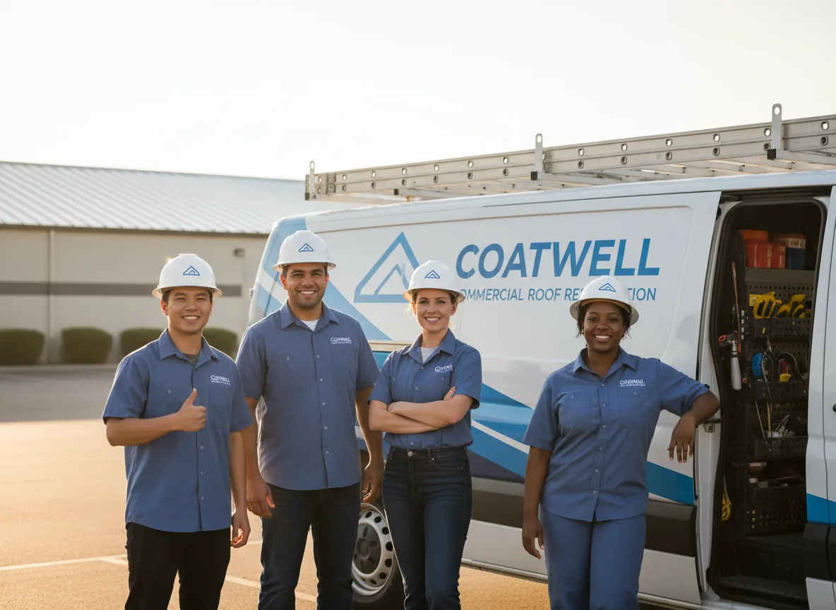 Commercial roof coating company in Valley View, TX